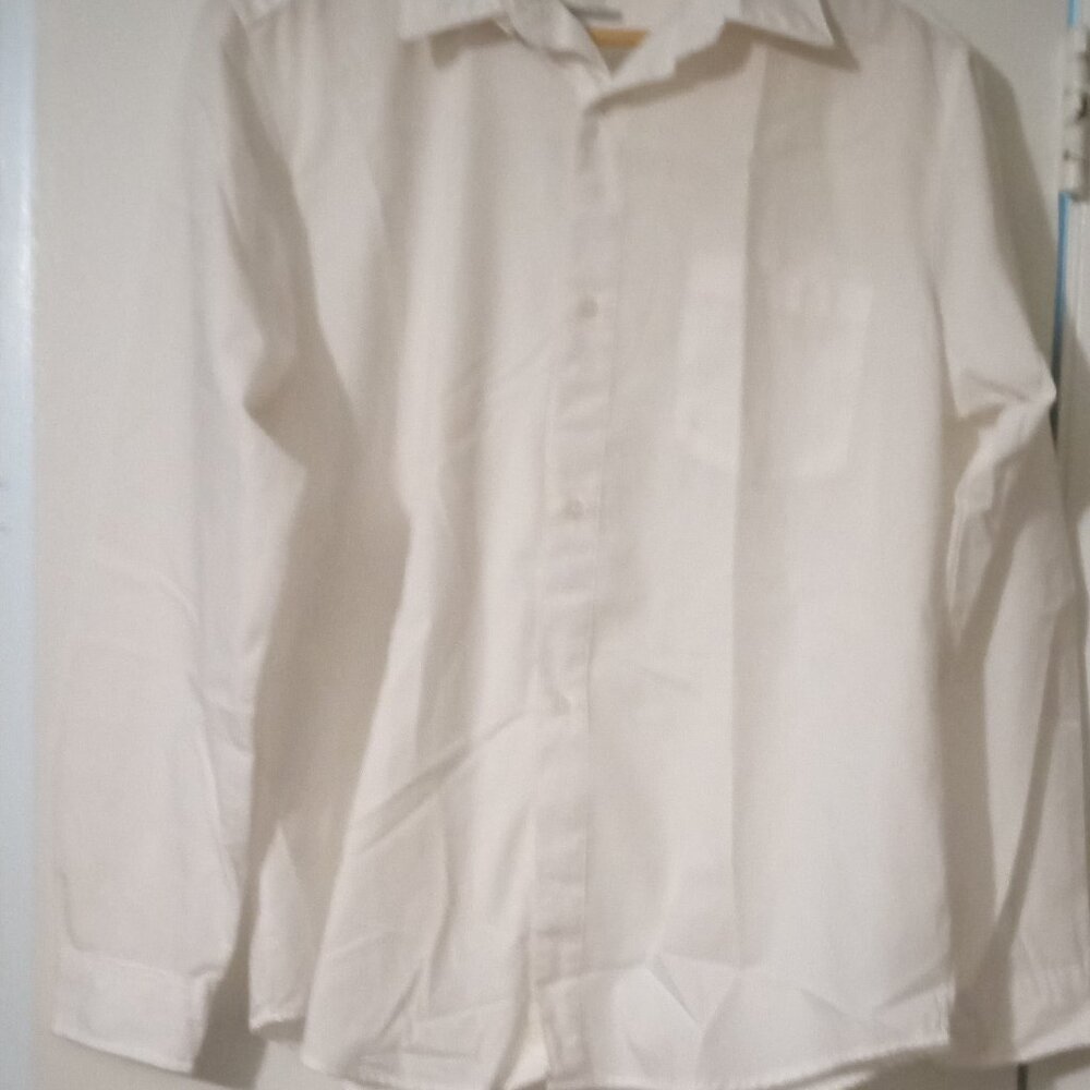 French Toast unisex shirt size20 white long sleeves work school wear